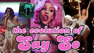 the evolution of doja cat's say so ✨🕺🏽🪐