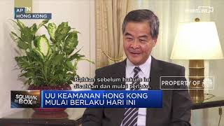 UU Keamanan Hong Kong  Mulai Berlaku Hari Ini