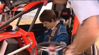 Luca and Brian Cox Formula 500 TV Interview