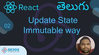 02 React Redux Tutorial Update State Immutable way in Telugu
