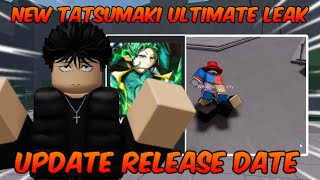 The Strongest Battlegrounds NEW TATSUMAKI MOVE LEAK + NEW UPDATE RELEASE DATE