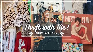 Thrifting \u0026 Antiquing in New Orleans | Designer Purse Find