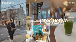 making a vision board, apartment hunting in Philly, \u0026 passing my reading goal│last days of 2024 vlog