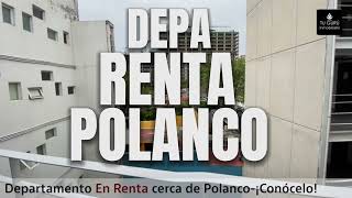 Apartment for rent very close to Polanco, with parking included!