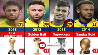 Neymar All Trophies Career and Awards - All Trophies Won by Neymar Jr
