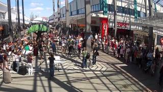 Flashmob der Sommerphilharmonie im Chemnitz Center - 23.07.2012