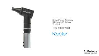 Keeler Pocket Otoscope Standard AA Battery Version 1503 P 1034