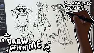 ♡ drawing and talking 🎙️ mushroom character design