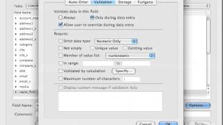FileMaker Tutorial - 093 - Not Empty Unique and Existing