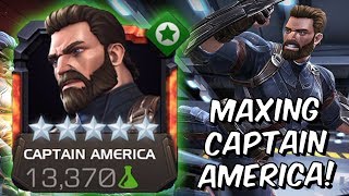 5 Star Rank 5 Captain America Infinity War Rank Up \u0026 Gameplay - Marvel Contest Of Champions