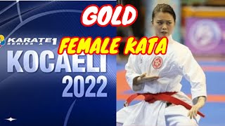 Final Female KATA, Lo Sum_Man (HKG) vs Xenou G (GRE), Karate1 Kocaeli 2022