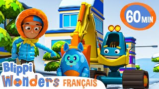 Le chasse-neige | Blippi en français | Vidéos éducatives pour enfants