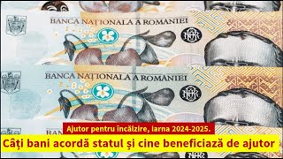 Ajutor pentru încălzire, iarna 2024-2025. Câți bani acordă statul și cine beneficiază de ajutor