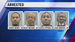 Police arrest 4 men for alleged drug dealing out of historic Rockford hotel