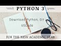 Download Python, Git, VsCode for Programming in Computer