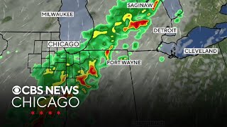 Steady rain makes for messy commute Wednesday morning in Chicago area