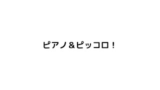 【自作曲】ピアノとピッコロのためのデュオ