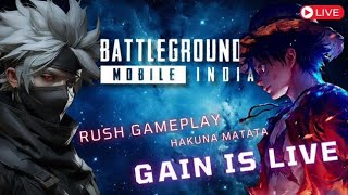 GAIN is live||BGMI stream|| Rush Gameplay