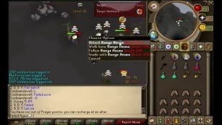 [Foe] Failed Again Pking Vid 3 (III) - 99 range, 90 str, 94 mage, big hits, hybridding.