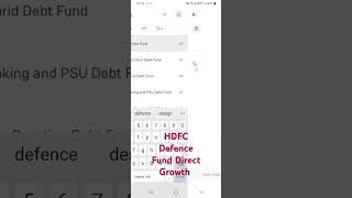 My HDFC Defence Fund  Direct Growth Returns- 43.86%  #mutualfunds #trading  #stockmarket