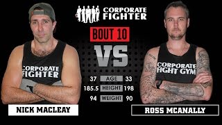 Corporate Fighter 20 - Nick Macleay vs Ross McAnally