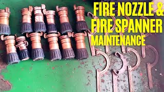 Fire Nozzles & fire spanner Maintenance-3rd off(vivek&aniket)