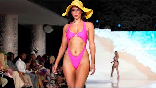 Dani Fessler Lights Up the Runway in Stunning 4K | Carukia Swimwear Showcase at Miami Swim Week 2024