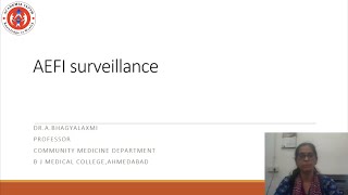 Adverse Events Following Immunization Surveillance