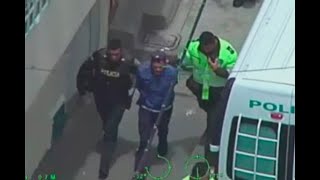 Gracias al Halcón de la Policía, recapturan a preso que se escapó de una ambulancia