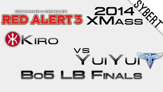 Kiro[E] vs YuiYui[A] - Bo5 LB Finals XMass 2014 - Red Alert 3