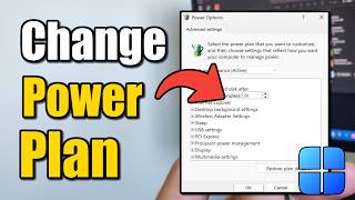 How to Change Power Plan to Windows 11 (Balanced, High Performance, Power Saving)