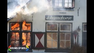 Grote brand GRIP 1 Restaurant Johannahoeve ‘s Gravenweg Capelle aan den IJssel