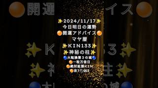 17:17#2024/11/17 #明日の運勢 #マヤ暦 #今日の運勢 #開運アドバイス  #Kin133#赤い空歩く人 #青い猿  #音3　#第3の城 #神秘の柱 #絶対拡張　#一粒万倍日