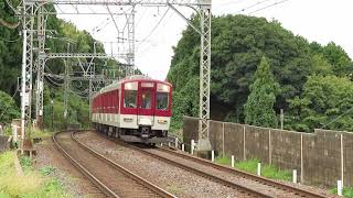 近鉄大阪線1620系・2410系急行 長谷寺駅到着 Kntetsu Osaka Line 1620 series and 2410 series EMU