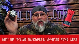 How to set up your Butane Lighter for LIFE!!! 💥 🔥 🤯