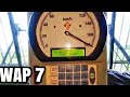 WAP 7 HS 180 KMPH TRIAL CAB VIEW ! WAP7 AT 180 KMPH