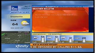 Weatherscan - Greeneville, TN - Winter Weather Advisory - 03/11/2022