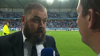 Axén om underlaget: "Vi är inte 100 på gräset" - TV4 Sport