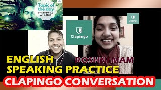 Clapingo Conversatuin |english speaking practice with Rosni mam|English conversation#englishvinglish