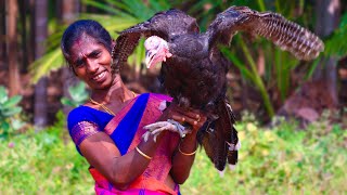 TURKEY INSIDE BRIYANI | வான்கோழிக்குள் பிரியாணி | Village Style Turkey Recipe