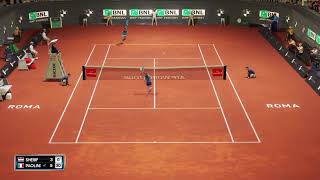 M. Sherif vs J. Paolini [Roma 24]| 1/32 Final | AO Tennis 2 Gameplay #aotennis2 #AO2