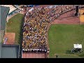 Kigali Peace Marathon captured from the sky