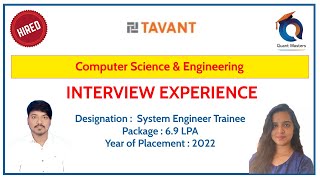 Tavant Technology Interview Experience - 2022 | Designation: Software Engineer Trainee