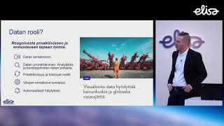 Puheenvuorossa Antti Lassila( Elisa ) : Data ja IoT prediktiivisen asiakaspalvelun mahdollistajana