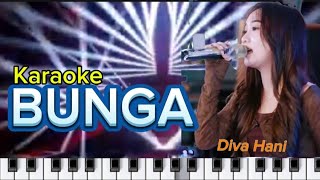 BUNGA || KARAOKE || DIVA HANI