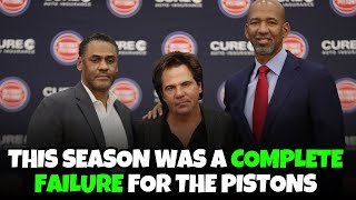 The lack of free agent signings this summer ruined the Detroit Pistons season before it even started