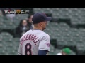 cle@cws eaton scores on abreu s double play ball