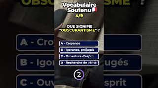 🧠 Quiz de vocabulaire français