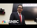 Steve Mnuchin Reveals WH Consulted Treasury Dept. About Trump Tax Returns | Velshi & Ruhle | MSNBC