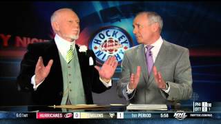 HNIC Coach's Corner Don Cherry \u0026 Ron MacLean April 27 2013 NHL. Hockey Night in Canada